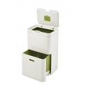 Kosz do segregacji śmieci Intelligent Waste TOTEM z filtrem pochłaniającym zapachy