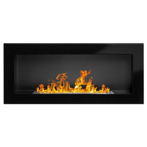 Stalowy biokominek wiszący do salonu 900x400 mm