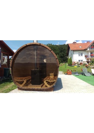 Drewniana sauna ogrodowa Kamczatka