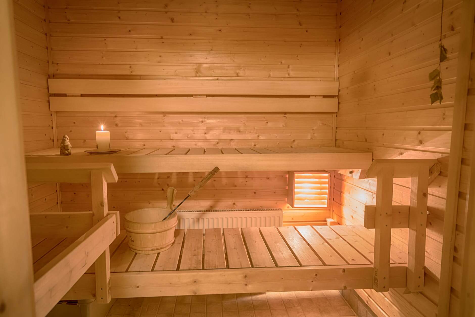 sauna wewnętrzna KLARA